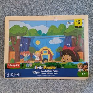 Fisher-Price Little People Garden Performance 12 Piece Wood Jigsaw Puzzle